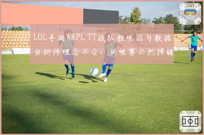 LOL手游WRPL TT战队教练因与数据分析师理念不合，训练赛公然摔键盘离场